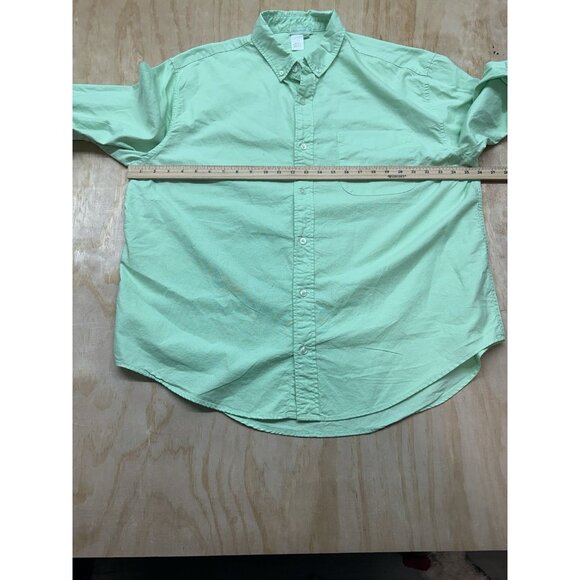 Fresh Produce Button Down Shirt mens xl Green Long Sleeve Top Casual - Picture 5 of 6